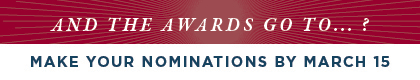 Professional Award Nominations Close March 15