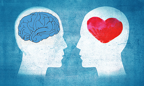 Heart and brain illustration