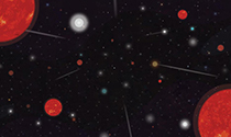 Illustration of red giant stars
