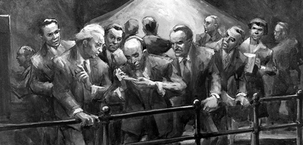 Painting of CP-1 experiment