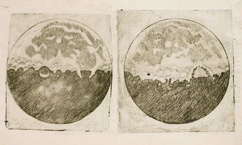 Galileo's moon illustrations.