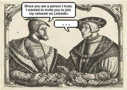 Habsburgs LinkedIn illustration
