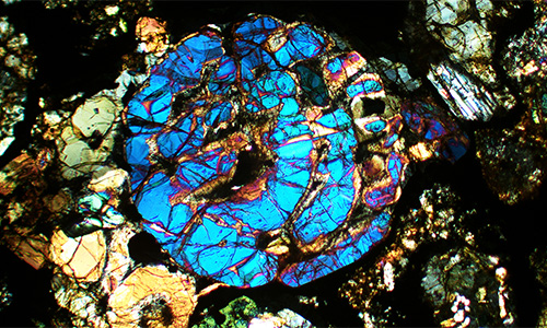 meteorite close-up