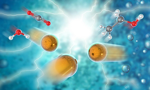 illustration of molecular process