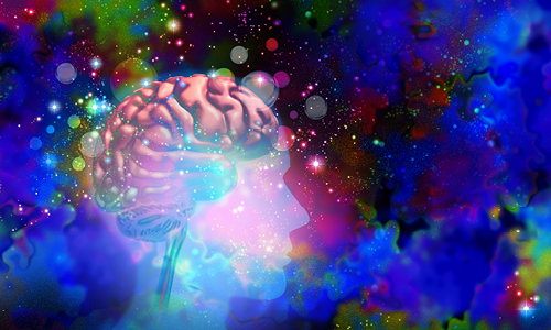 psychedelic brain