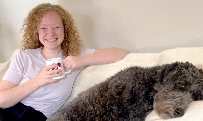 Claudia Hogg-Blake and Gracie