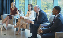Amy Harder, Y. Shirley Meng, Paul Dabbar, and Calvin Butler